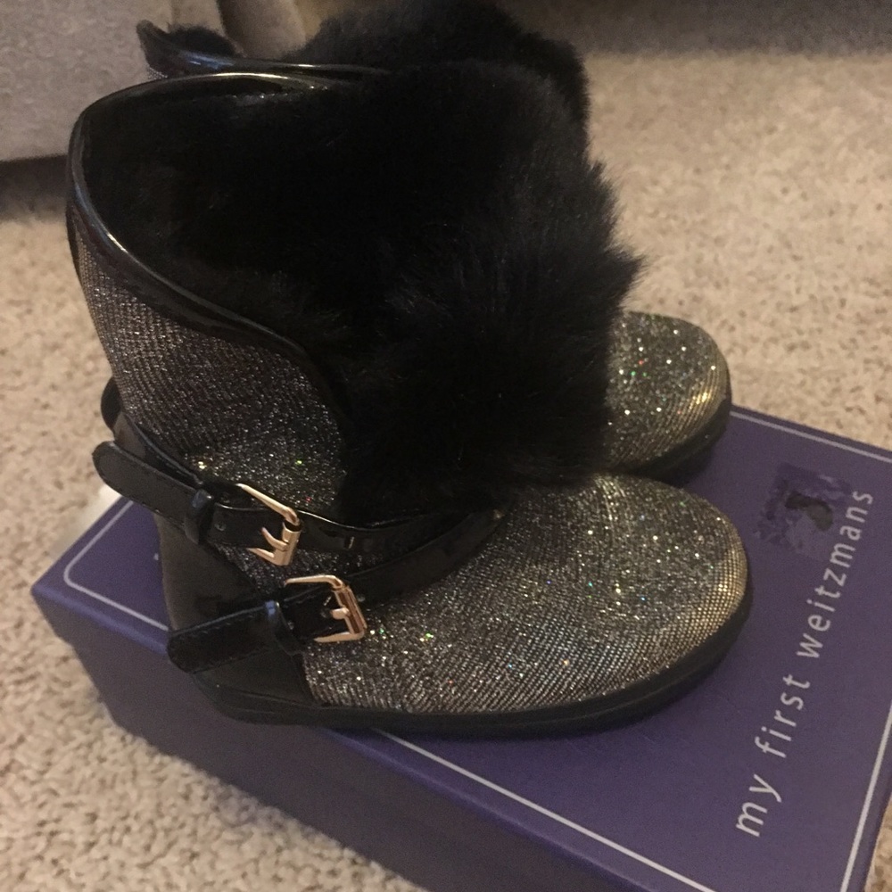 New in box Stuart Weitzman black boots